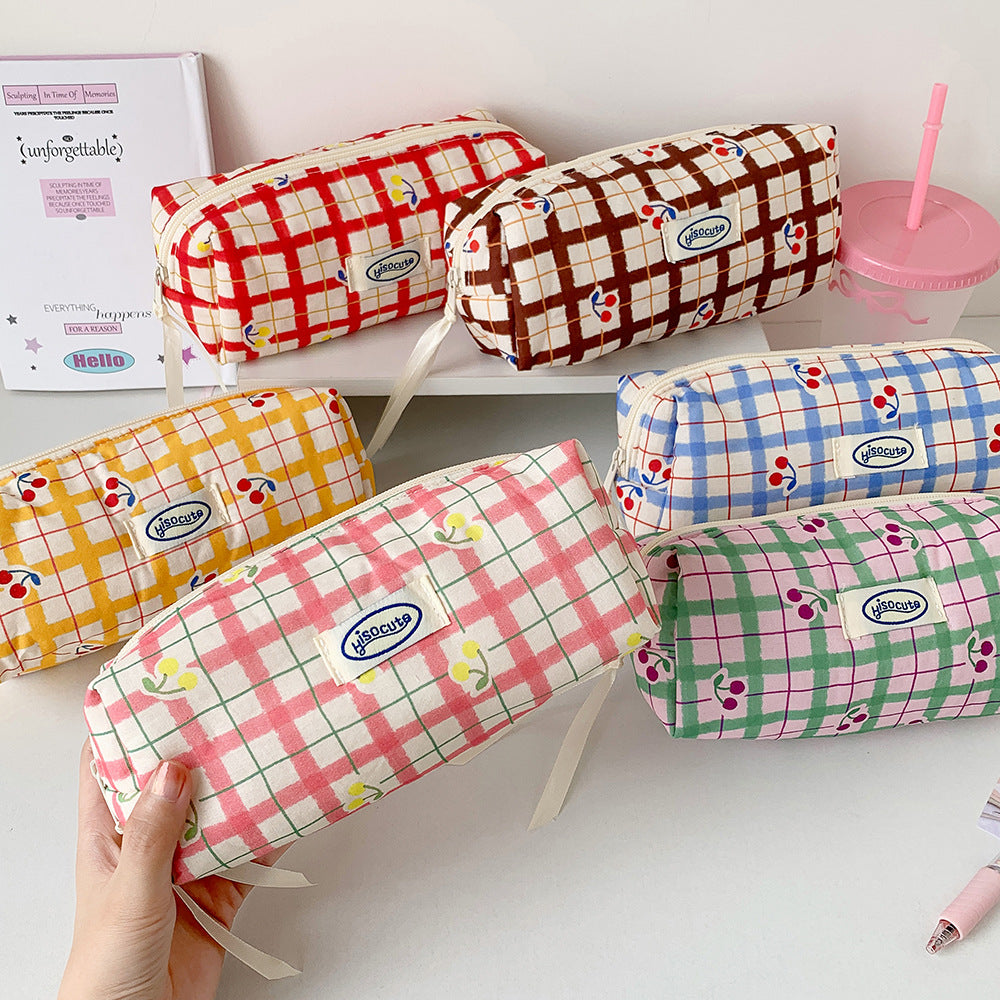 Fashionable Plaid Pencil Case Stornfield