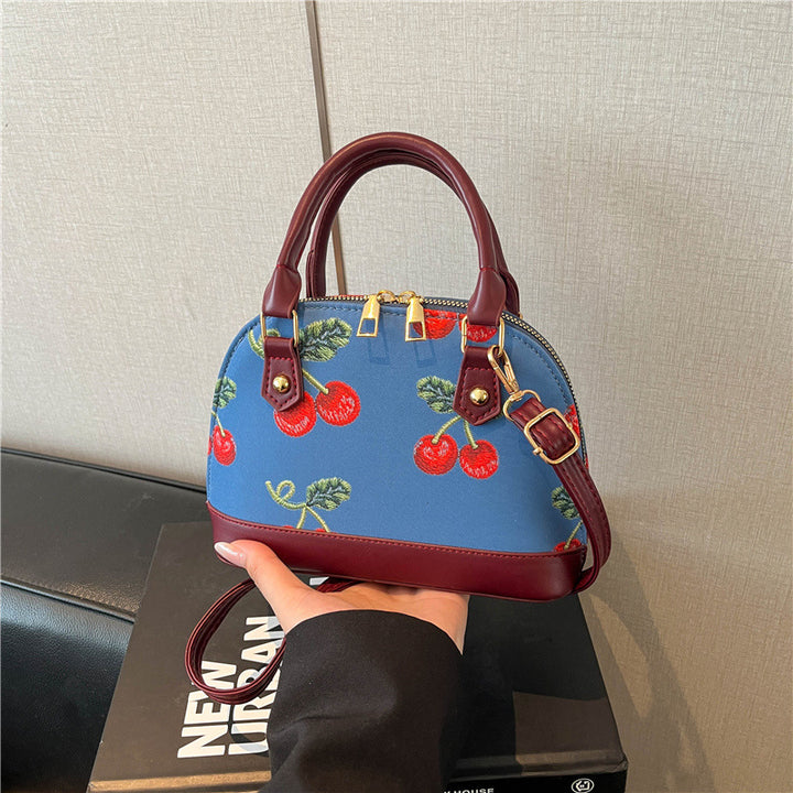WoEmbroidered Cherry Pattern Handbag Stornfield