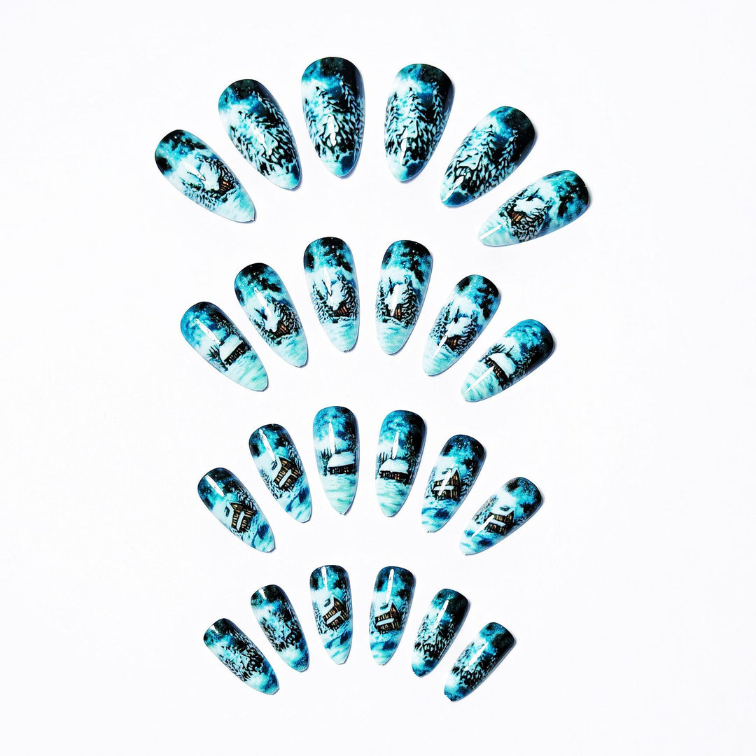 Artificial Nails in Winter Cabin Design Stornfield