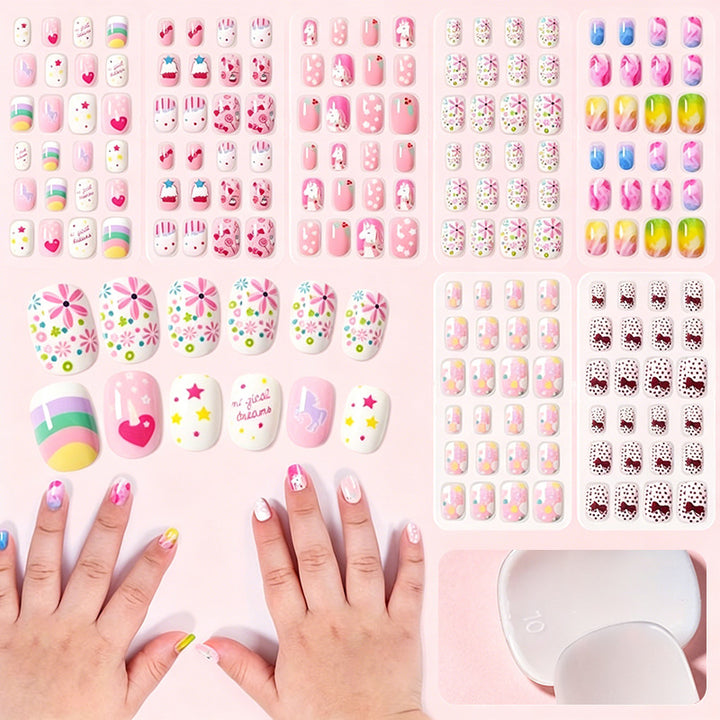 Creative Cartoon-Themed Press-On Nail Set Stornfield