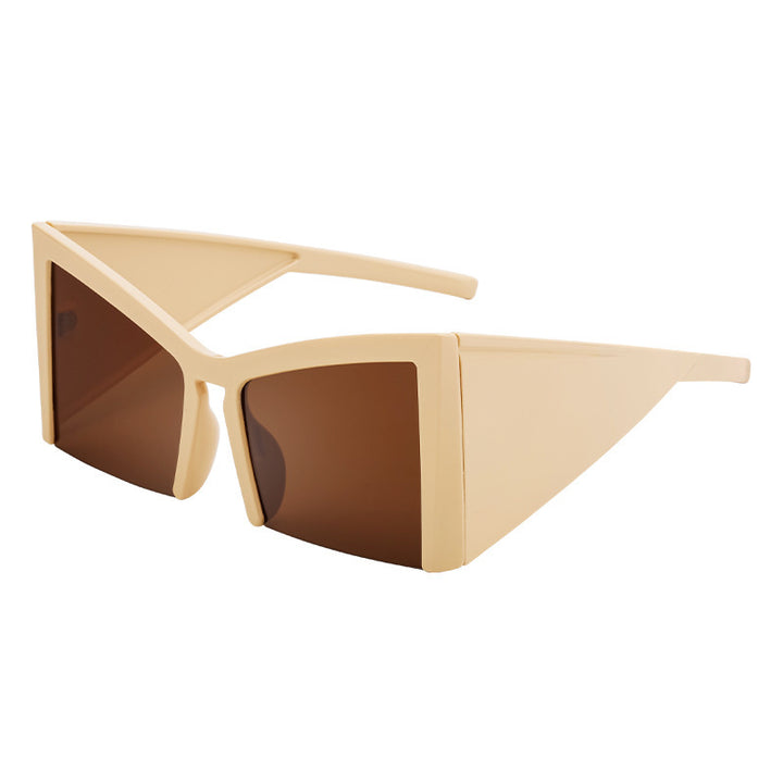 Women's futuristic sunglasses with striking angular frame Stornfield