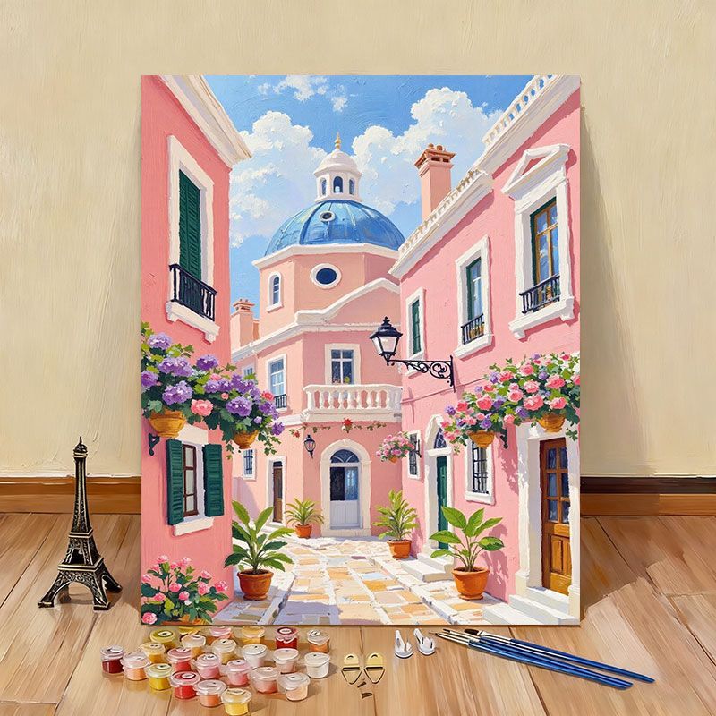 DIY Scenic Coastal Paint by Numbers Kit Stornfield
