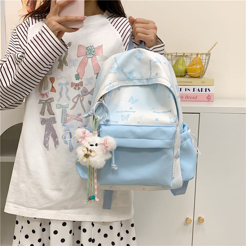 Butterfly Print Backpack Stornfield