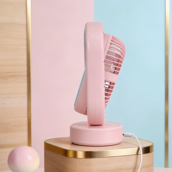 Women High-Performance Table Fan with Multiple Adjustable Tilt Angle Stornfield