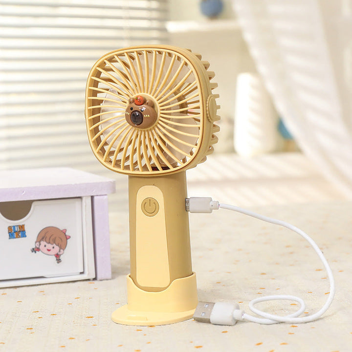 Women's Portable USB Hand Fan in Cute Animal Design Stornfield