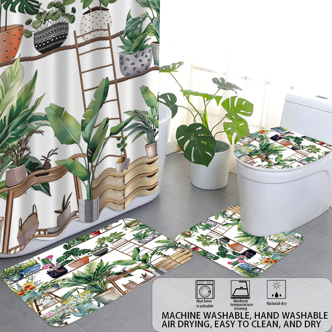 Digital Bow Pattern Bathroom Décor Set Stornfield