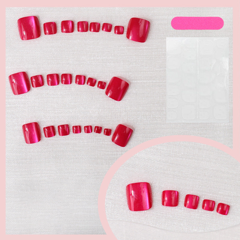 Elegant Glossy Press-On Nail Set Stornfield