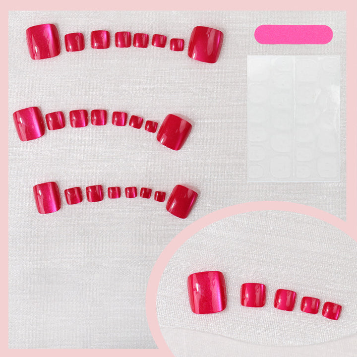 Elegant Glossy Press-On Nail Set Stornfield