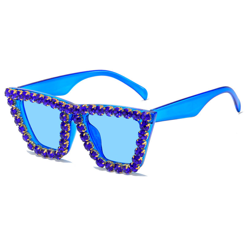 Women's extravagant sunglasses with glittering frame Stornfield
