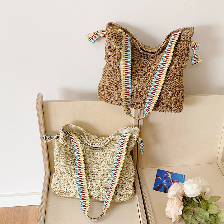Handcrafted Straw Tote Bag