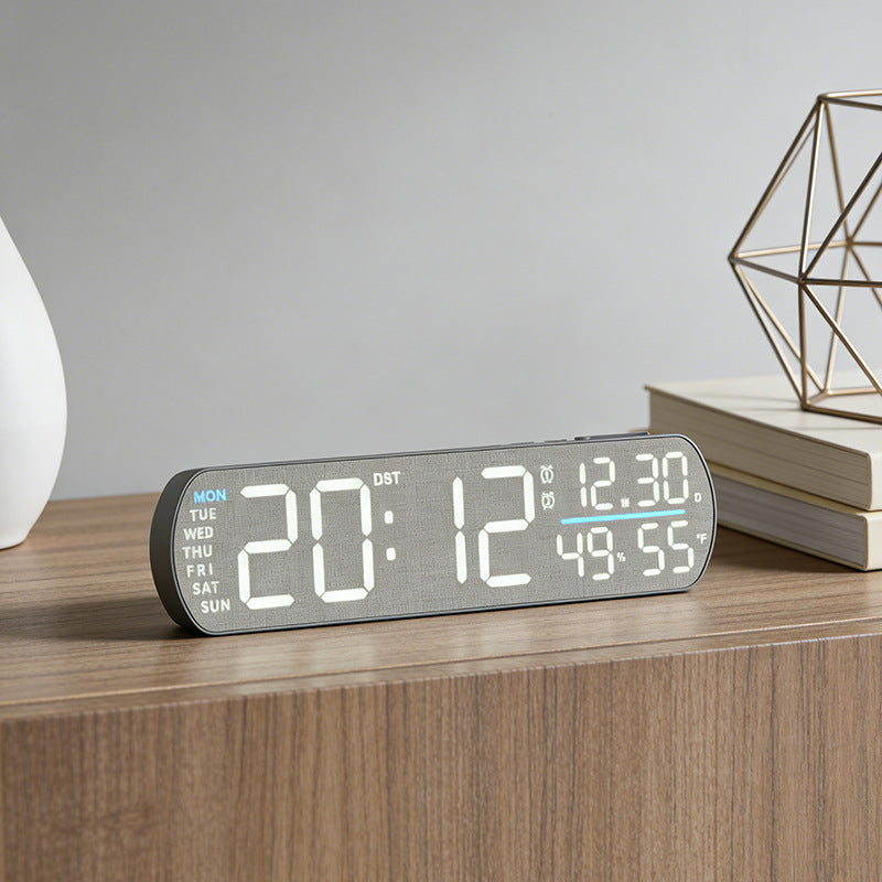 Digital alarm clock with temperature sensor and week display Stornfield