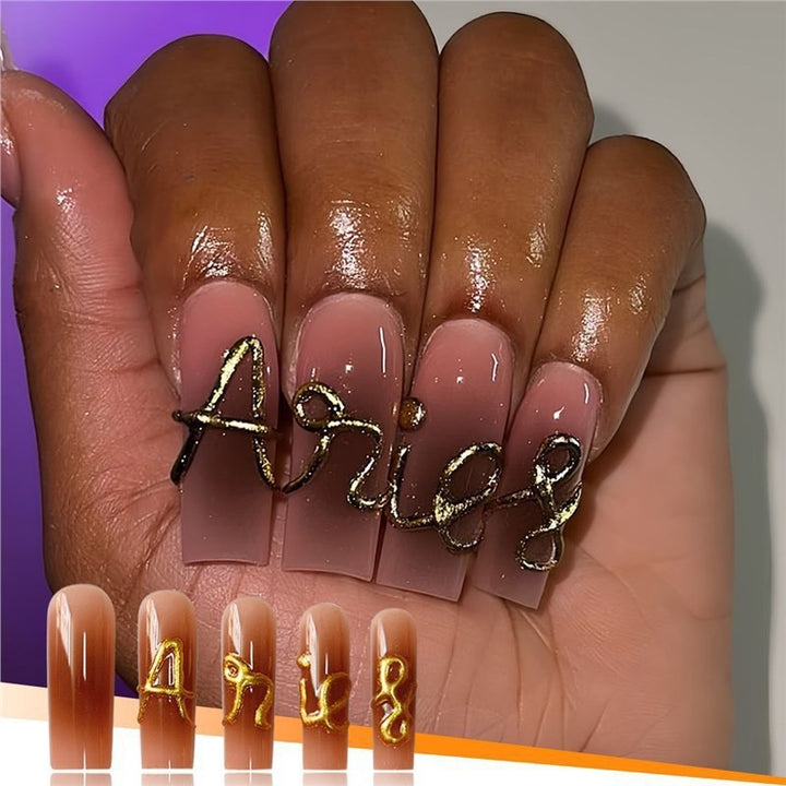 Artistic Press-On Nail Extensions Stornfield
