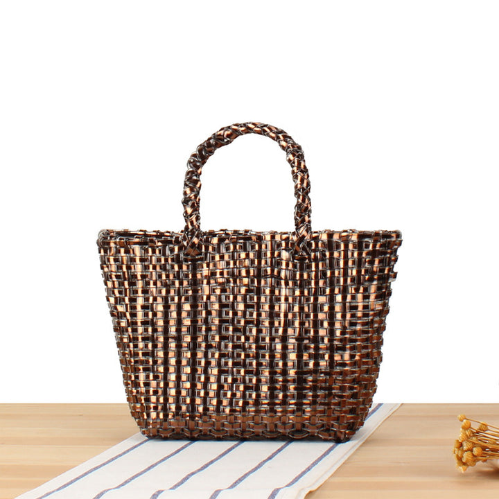Refined wicker tote bag Stornfield