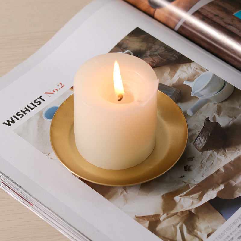 Textured Kernel Sculpted Scented Soy Wax Pillar Candle