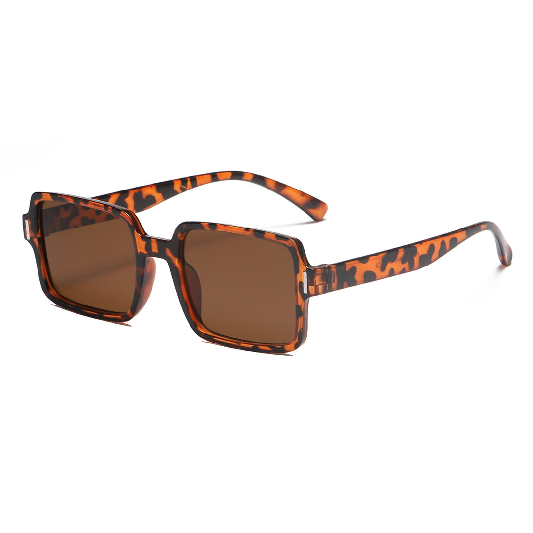 Women's square sunglasses in elegant leopard print Stornfield