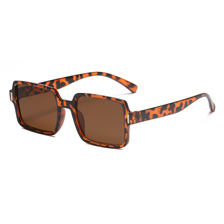 Women's square sunglasses in elegant leopard print Stornfield
