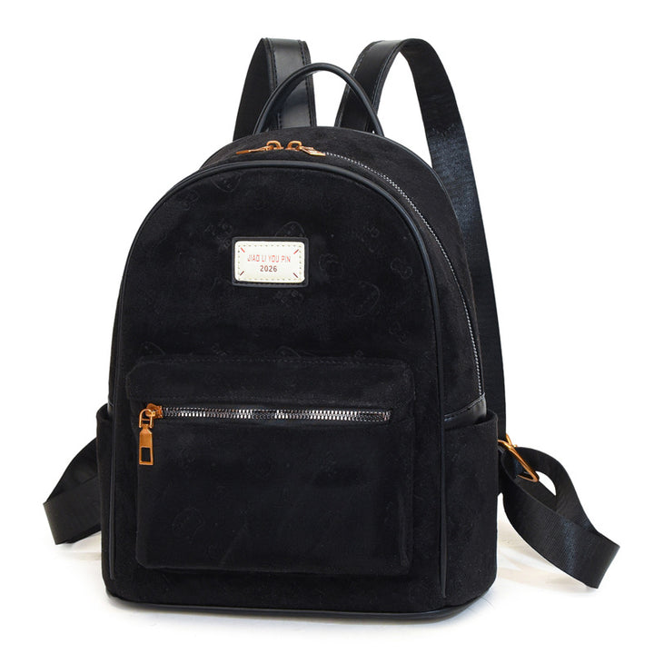 Soft Suede Travel Backpack