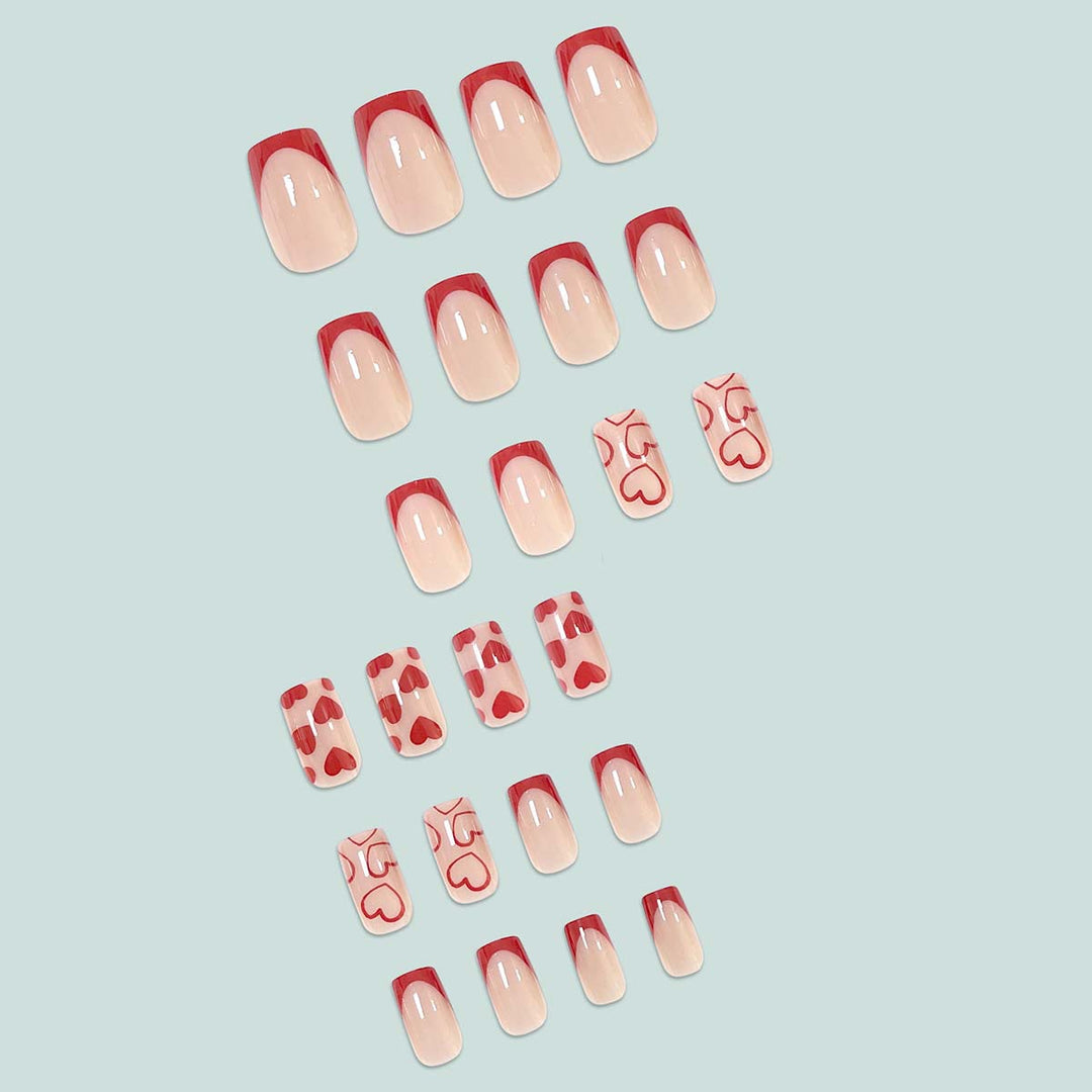 Artistic Nail Art with Heart Design Stornfield