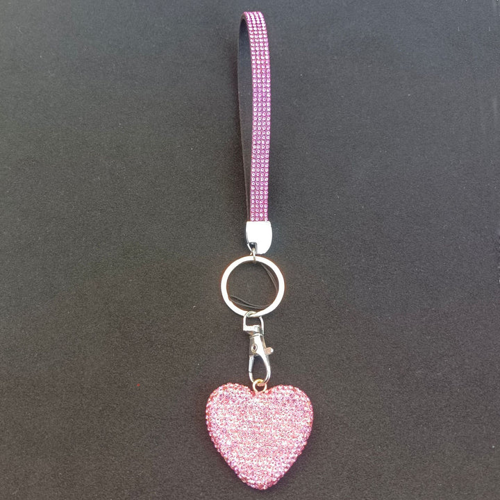 Rhinestone Heart Keychain Stornfield