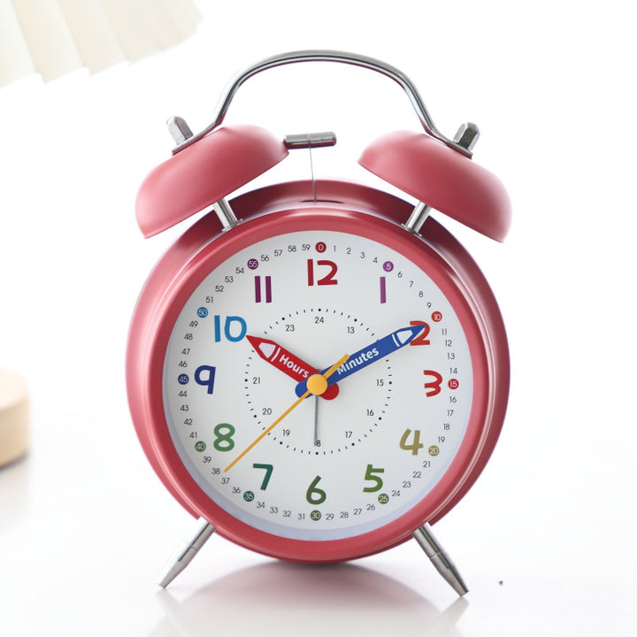 Learning clock with double bell mechanism Stornfield