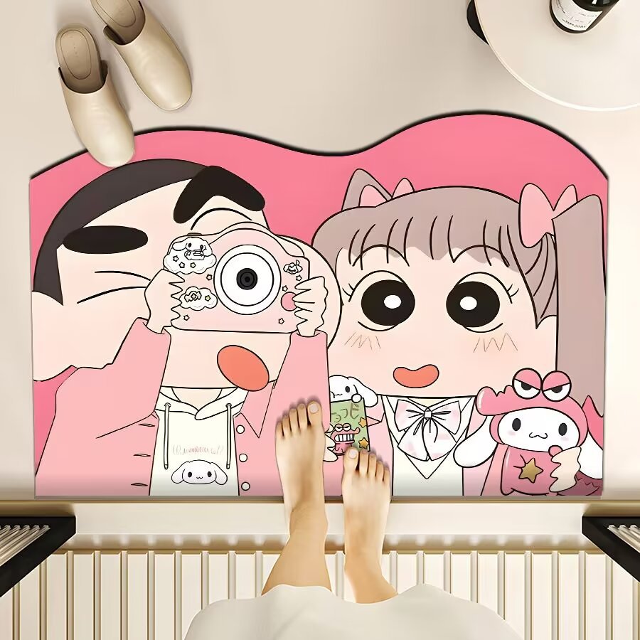 Playful Cartoon-Themed Floor Mat Stornfield