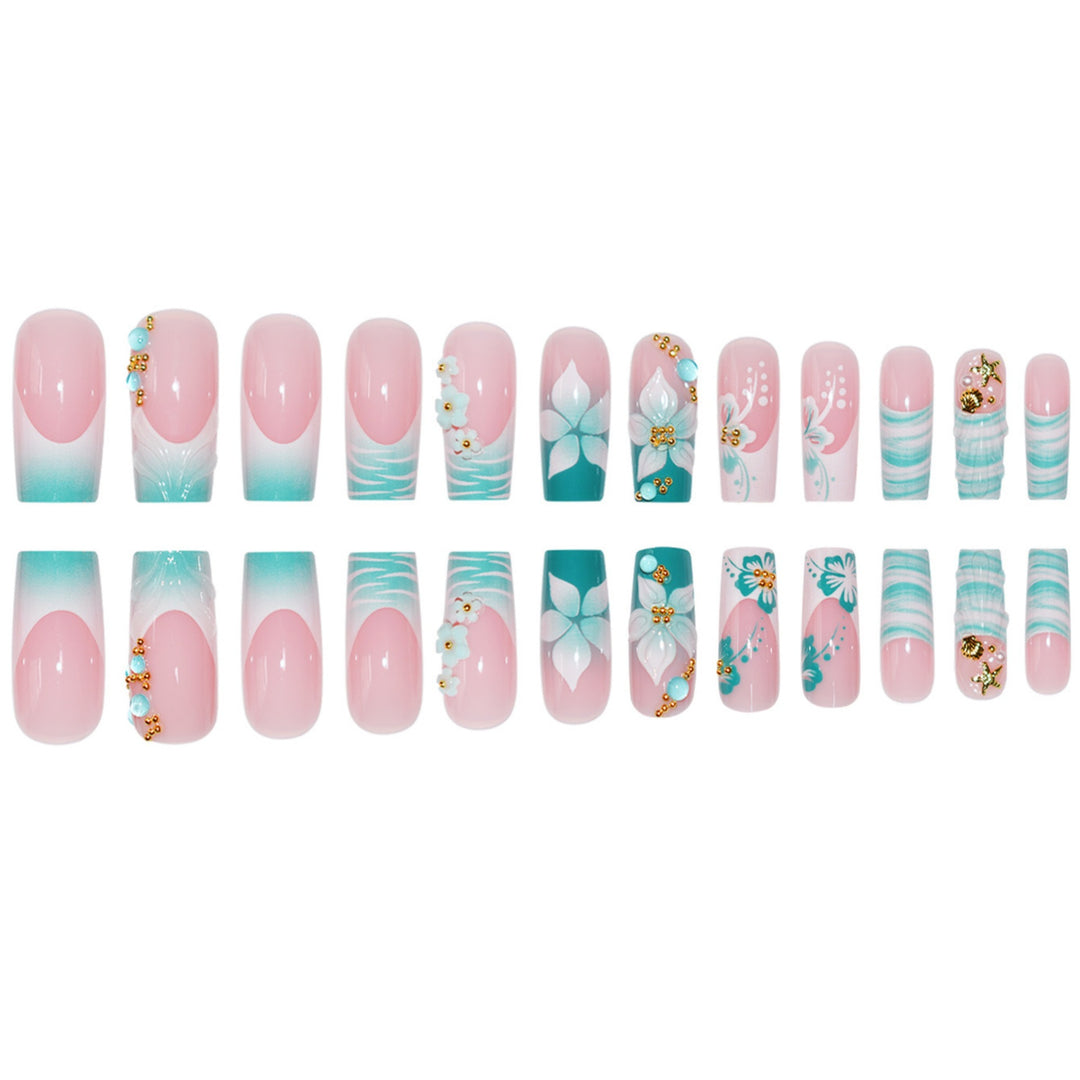 Floral Art Press-On Nails Stornfield