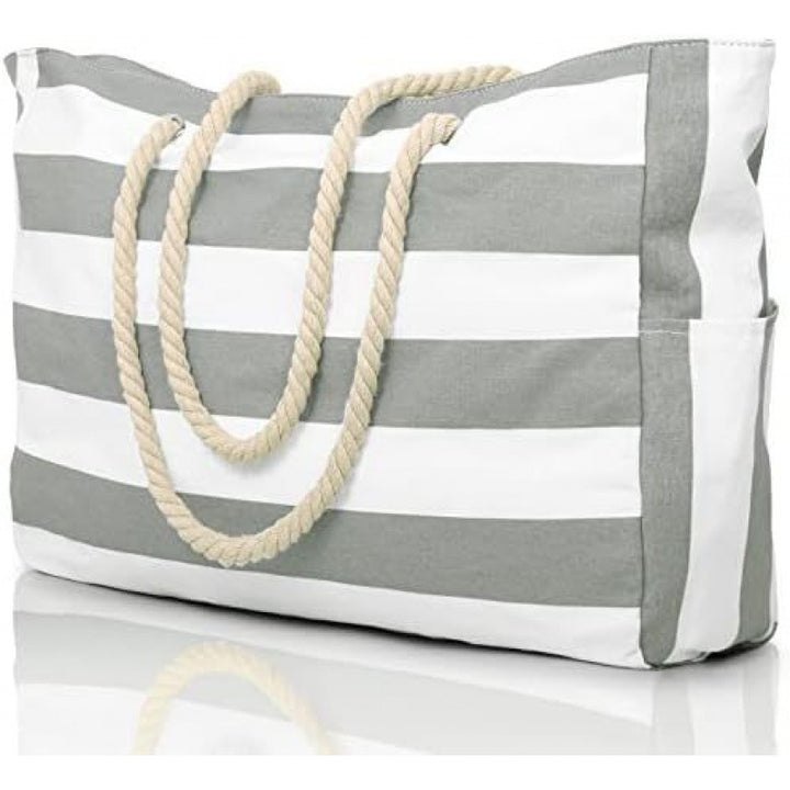 Beach bag with practical outer pocket Stornfield