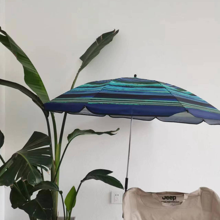 Women's Adjustable Beach Sunshade Umbrella with Ground Anchor Stornfield