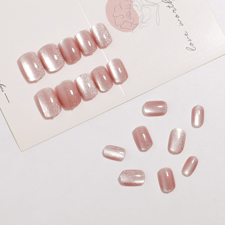 Shimmering Press-On Nail Collection Stornfield