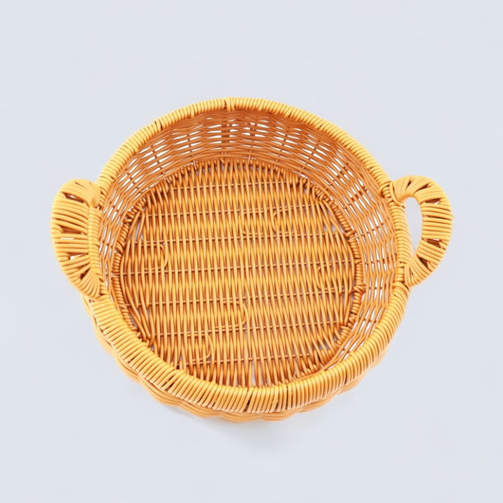 Women's storage basket with handle made of willow Stornfield