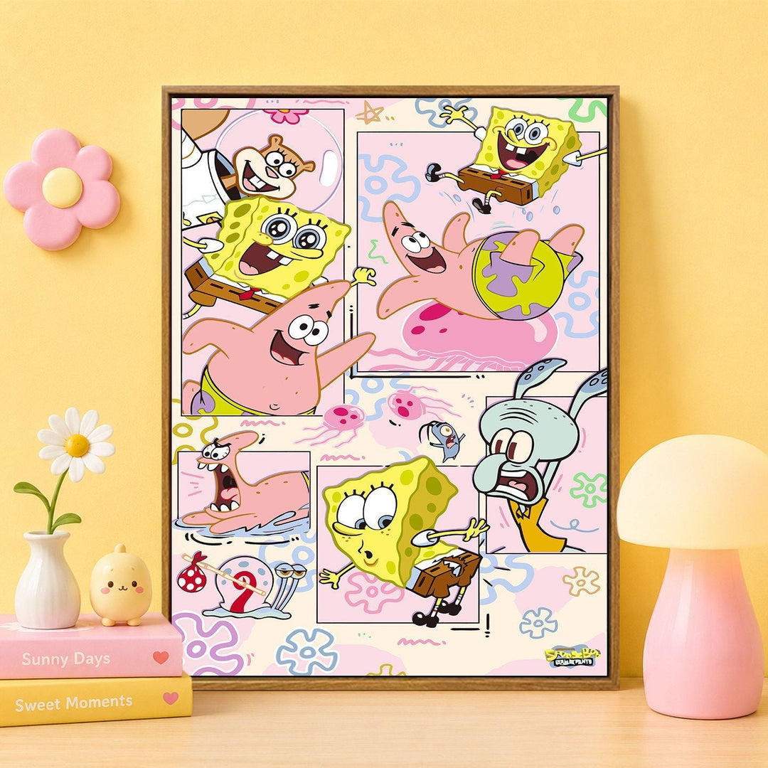 Cartoon Character Themed Wall Art Print Stornfield