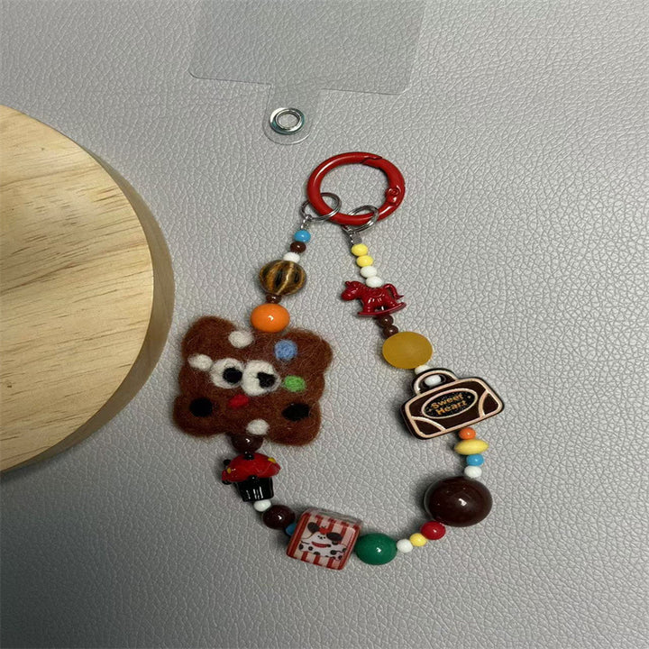Playful Food-Themed Charm Keychain Stornfield