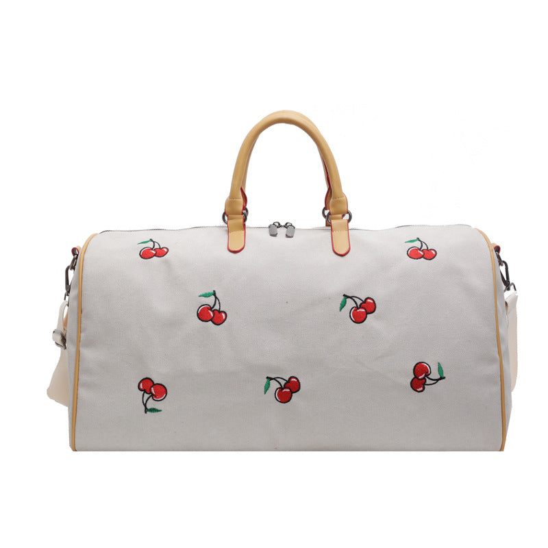 Elegant Embroidered Travel Duffle Bag Stornfield