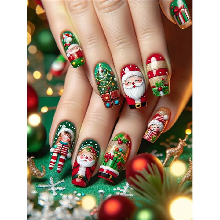 Festive Holiday Themed Nail Art Stornfield