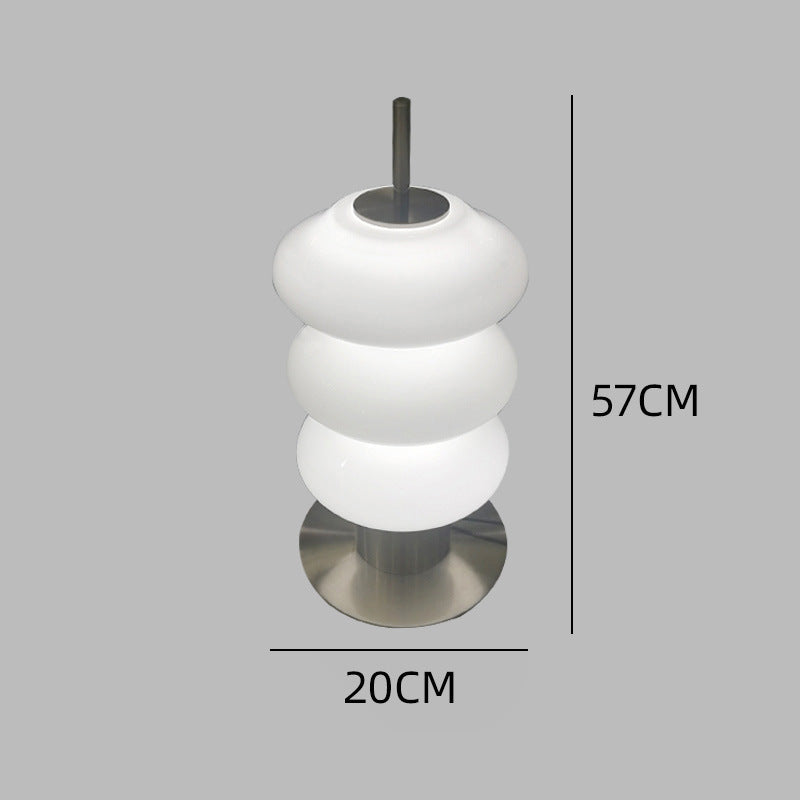Modern Table Lamp with Sculptural Design