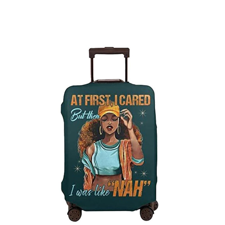 Women's hard-shell suitcase with unique skull and rose design Stornfield