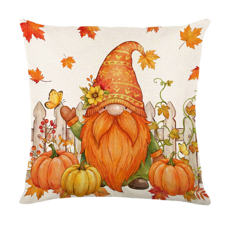 Decorative Autumn Pumpkin Throw Pillow Cover