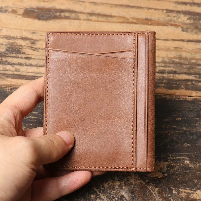 Premium Leather Minimalist Cardholder