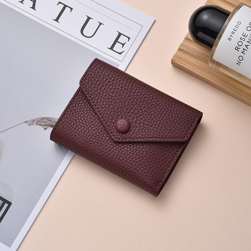 Textured Leather Coin Wallet Stornfield