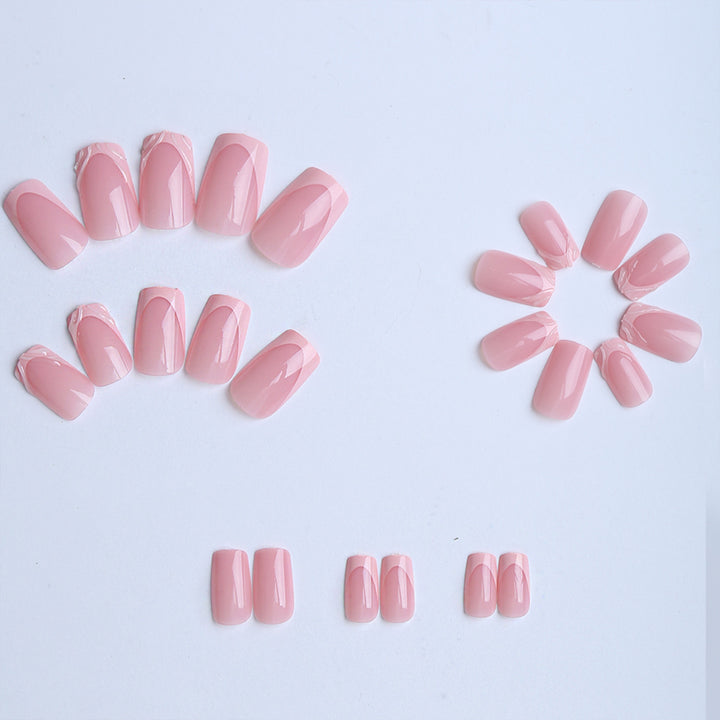 Artificial nails with elegant tip accents Stornfield