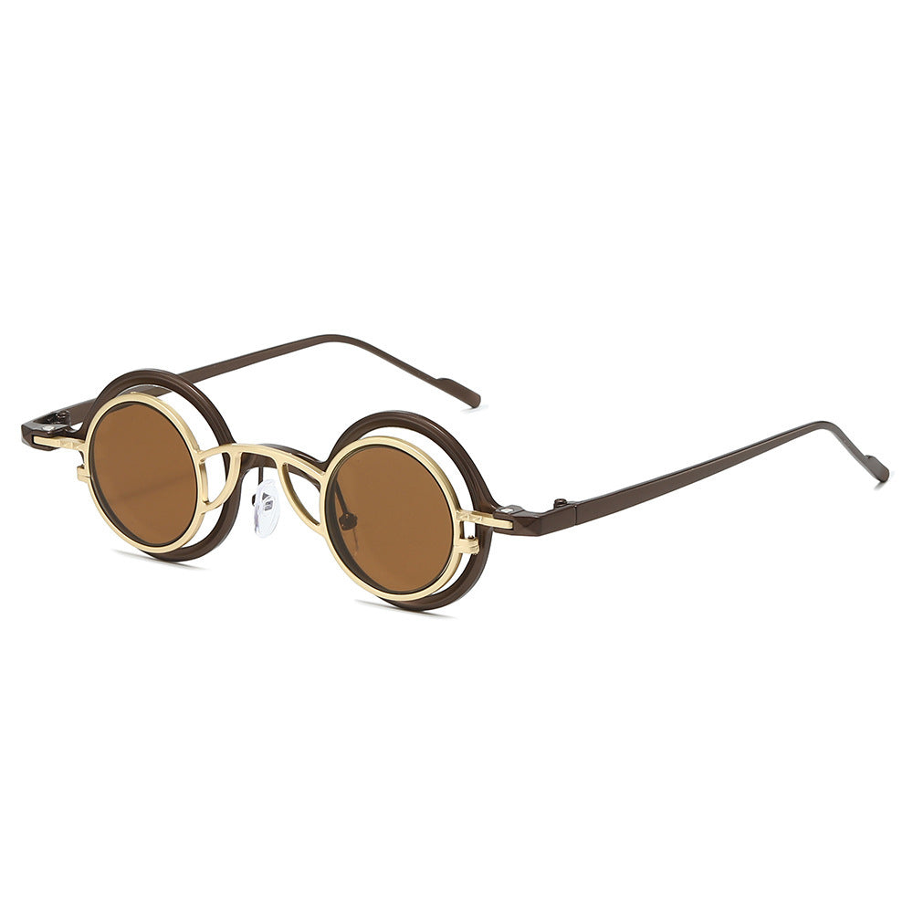 Fashion-Forward Circular Frame Sunglasses Stornfield