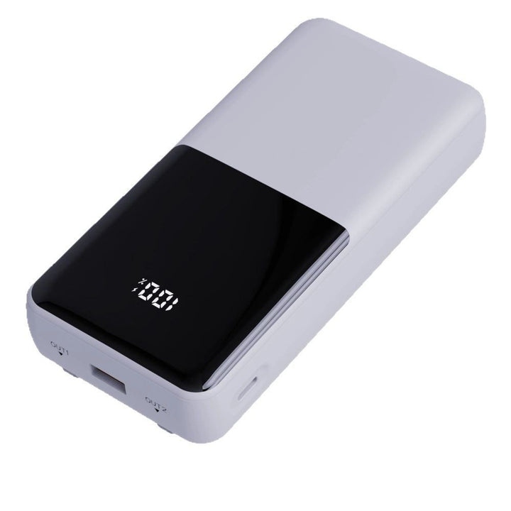 Portable power bank with integrated charging station and digital display Stornfield