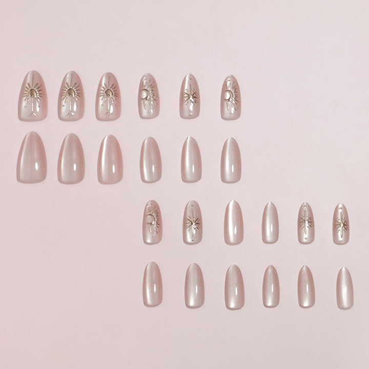 DIY Designer Press-On Nail Set Stornfield
