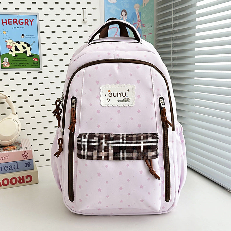 Stylish Star-Print Backpack Stornfield 1791205961