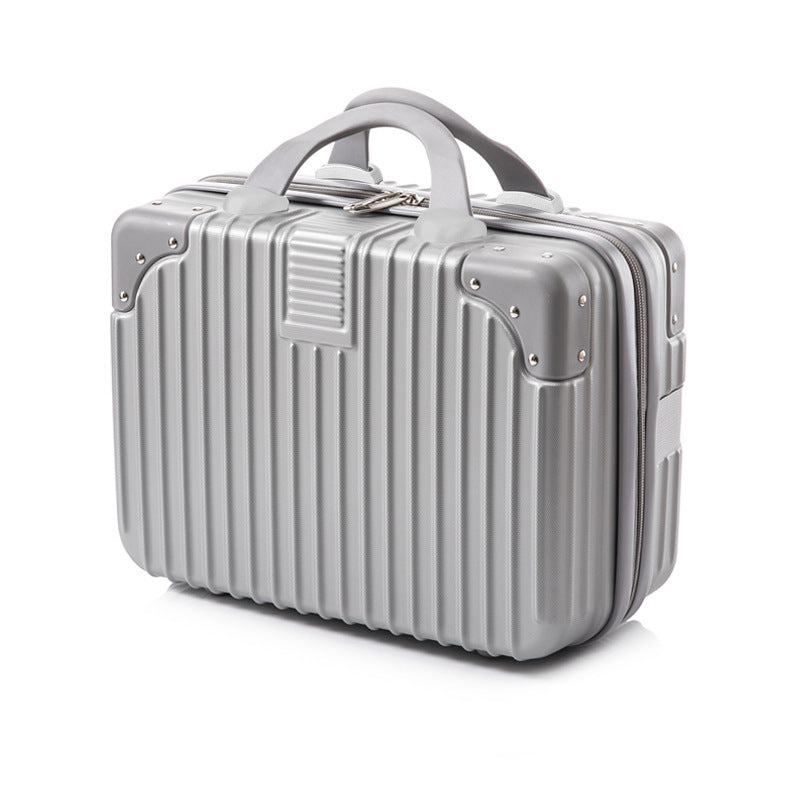 hard-shell cosmetic travel case with double top handles and reinforced corner protectors Stornfield