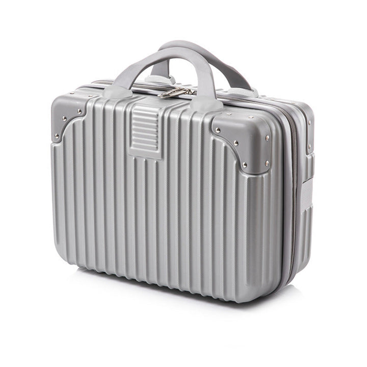 hard-shell cosmetic travel case with double top handles and reinforced corner protectors Stornfield