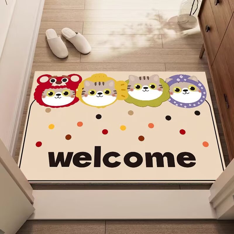 Cartoon Character Welcome Mat