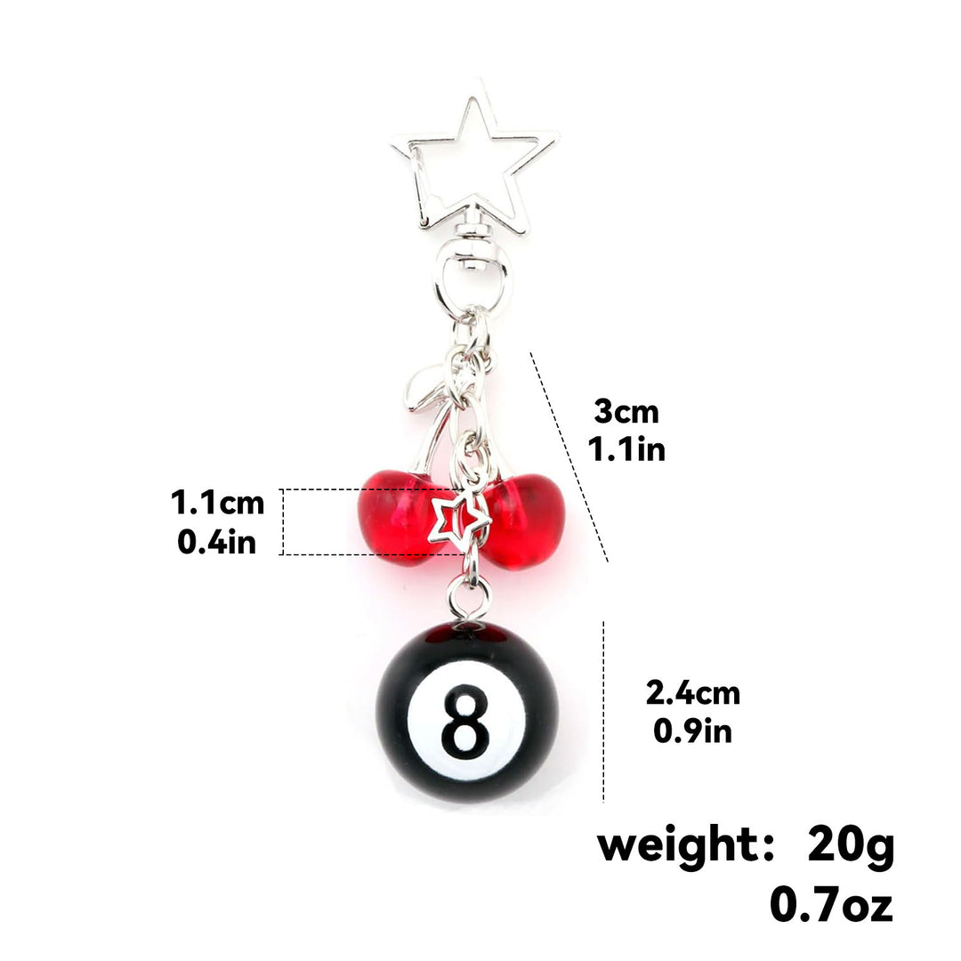 Keychain with Colorful Dice Stornfield