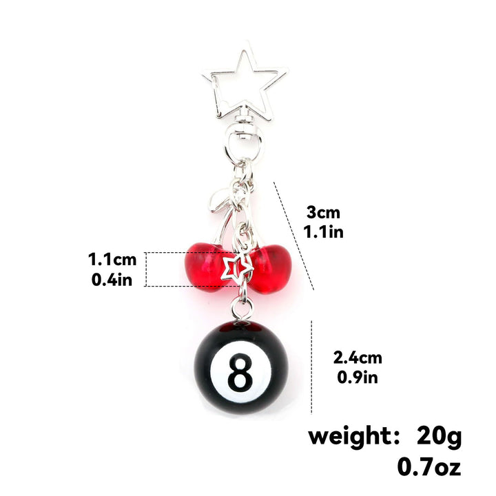 Keychain with Colorful Dice Stornfield