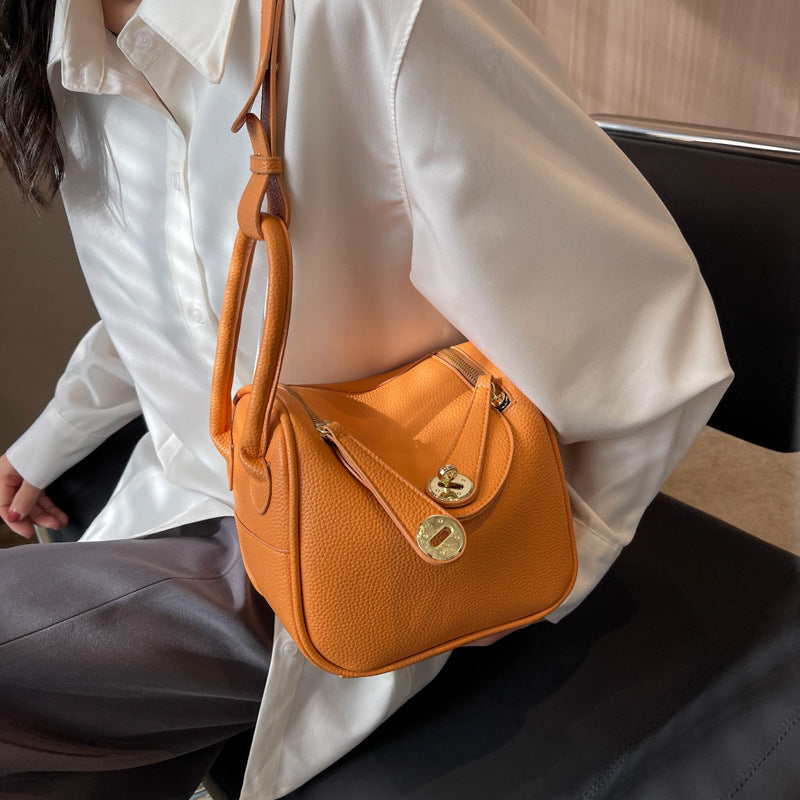 Structured Leather Handbag Stornfield